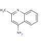 4-Aminoquinaldine 的分子结构, CAS编号: 6628-04-2 4-Aminoquinaldine (CAS 6628-04-2) - chemical structure image