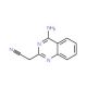 (4-aminoquinazolin-2-yl)acetonitrile - chemical structure image