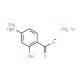 4-Aminosalicylic acid sodium salt dihydrate (CAS 6018-19-5) - chemical structure image