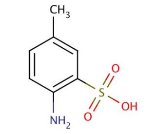 4-Aminotoluene-3-sulfonic acid (CAS 88-44-8) - chemical structure image