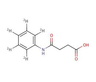 4-Anilino-d5-4-oxobutanoic Acid (CAS 840529-98-8) - chemical structure image