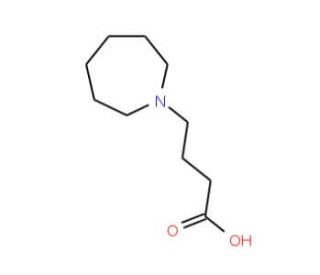 4-Azepan-1-yl-butyric acid (CAS 753391-71-8) - chemical structure image