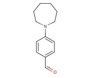 4-azepan-1-ylbenzaldehyde - chemical structure image