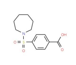 4-(Azepane-1-sulfonyl)-benzoic acid (CAS 17420-68-7) - chemical structure image