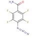 4-Azido-2,3,5,6-tetrafluorobenzamide (CAS 122616-98-2) - chemical structure image