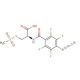 4-Azido-2,3,5,6-tetrafluorobenzamido-L-cysteine Methanethiosulfonate (CAS 352000-06-7) - chemical structure image