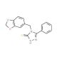 4-Benzo[1,3]dioxol-5-ylmethyl-5-phenyl-4H-[1,2,4]triazole-3-thiol - chemical structure image