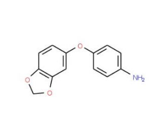 4-(Benzo[1,3]dioxol-5-yloxy)-phenylamine - chemical structure image