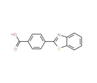 4-Benzothiazol-2-yl-benzoic acid - chemical structure image