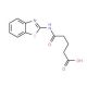 4-(Benzothiazol-2-ylcarbamoyl)-butyric acid - chemical structure image