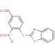4-(Benzothiazol-2-ylsulfanyl)-3-nitro-benzaldehyde - chemical structure image