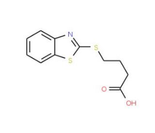 4-(Benzothiazol-2-ylsulfanyl)-butyric acid (CAS 80357-74-0) - chemical structure image
