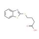 4-(Benzothiazol-2-ylsulfanyl)-butyric acid (CAS 80357-74-0) - chemical structure image