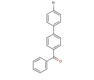 4-Benzoyl-4&prime;-bromobiphenyl (CAS 63242-14-8) - chemical structure image