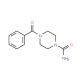 4-Benzoyl-piperazine-1-carboxylic acid amide (CAS 100138-46-3) - chemical structure image