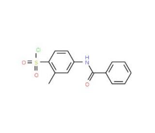 4-Benzoylamino-2-methyl-benzenesulfonyl chloride - chemical structure image