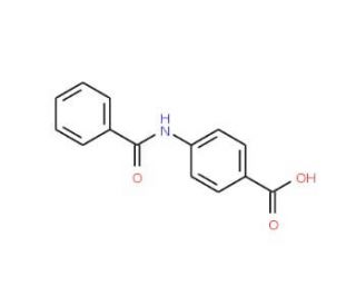 4-(Benzoylamino)benzoic acid - chemical structure image
