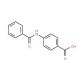 4-(Benzoylamino)benzoic acid - chemical structure image