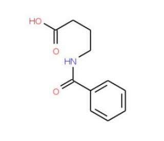 4-(benzoylamino)butanoic acid - chemical structure image