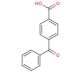 4-Benzoylbenzoic acid (CAS 611-95-0) - chemical structure image