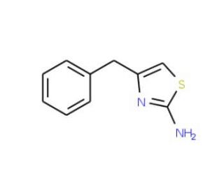 4-benzyl-1,3-thiazol-2-amine (CAS 7496-56-2) - chemical structure image