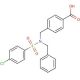4-{[Benzyl-(4-chloro-benzenesulfonyl)-amino]-methyl}-benzoic acid - chemical structure image
