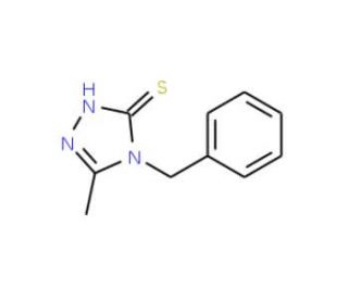 4-Benzyl-5-methyl-4H-[1,2,4]triazole-3-thiol (CAS 91129-84-9) - chemical structure image