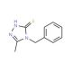 4-Benzyl-5-methyl-4H-[1,2,4]triazole-3-thiol (CAS 91129-84-9) - chemical structure image
