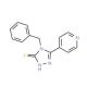 4-Benzyl-5-pyridin-4-yl-4H-[1,2,4]triazole-3-thiol (CAS 74270-78-3) - chemical structure image