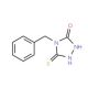 4-Benzyl-5-thioxo-[1,2,4]triazolidin-3-one (CAS 119482-69-8) - chemical structure image