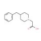 (4-Benzyl-piperidin-1-yl)-acetic acid (CAS 438634-64-1) - chemical structure image
