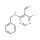 4-(Benzylamino)-6-chloro-5-pyrimidinecarbaldehyde (CAS 59311-82-9) - chemical structure image