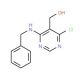 [4-(Benzylamino)-6-chloro-5-pyrimidinyl]methanol - chemical structure image