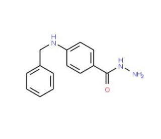 4-(Benzylamino)benzohydrazide - chemical structure image