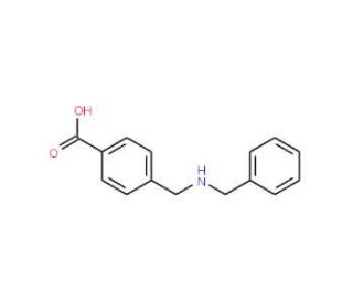 4-(Benzylamino-methyl)-benzoic acid - chemical structure image