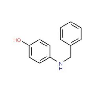 4-(benzylamino)phenol (CAS 103-14-0) - chemical structure image