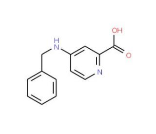 4-(benzylamino)pyridine-2-carboxylic acid - chemical structure image