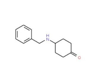 4-Benzylaminocyclohexanone (CAS 142009-99-2) - chemical structure image