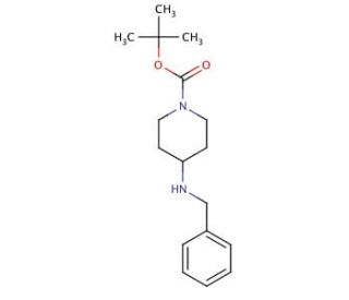 4-Benzylaminopiperidine, 1-BOC protected hydrochloride (CAS 206273-87-2) - chemical structure image