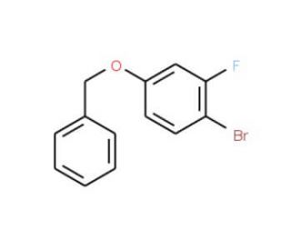 4-(Benzyloxy)-1-bromo-2-fluorobenzene (CAS 185346-79-6) - chemical structure image