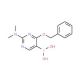 4-Benzyloxy-2-dimethylaminopyrimidine-5-boronic acid (CAS 205672-21-5) - chemical structure image