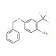 4-(Benzyloxy)-2-(trifluoromethyl)aniline - chemical structure image