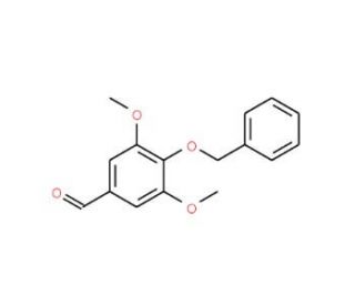 4-(benzyloxy)-3,5-dimethoxybenzaldehyde (CAS 6527-32-8) - chemical structure image