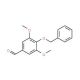 4-(benzyloxy)-3,5-dimethoxybenzaldehyde (CAS 6527-32-8) - chemical structure image