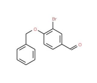 4-Benzyloxy-3-bromo-benzaldehyde (CAS 69455-12-5) - chemical structure image