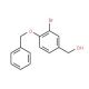 [4-(Benzyloxy)-3-bromophenyl]methanol - chemical structure image