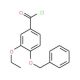 4-(benzyloxy)-3-ethoxybenzoyl chloride - chemical structure image