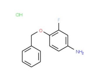 4-(Benzyloxy)-3-fluoroaniline hydrochloride - chemical structure image