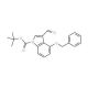 4-Benzyloxy-3-formyl-1H-indole, N-BOC protected (CAS 404888-01-3) - chemical structure image