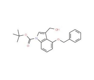 4-Benzyloxy-3-hydroxymethylindole, N-BOC protected - chemical structure image